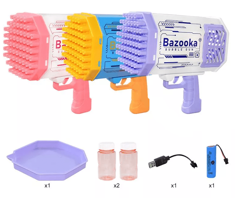 Bazooka Bolhas de Sabão - Brinquedo Infantil