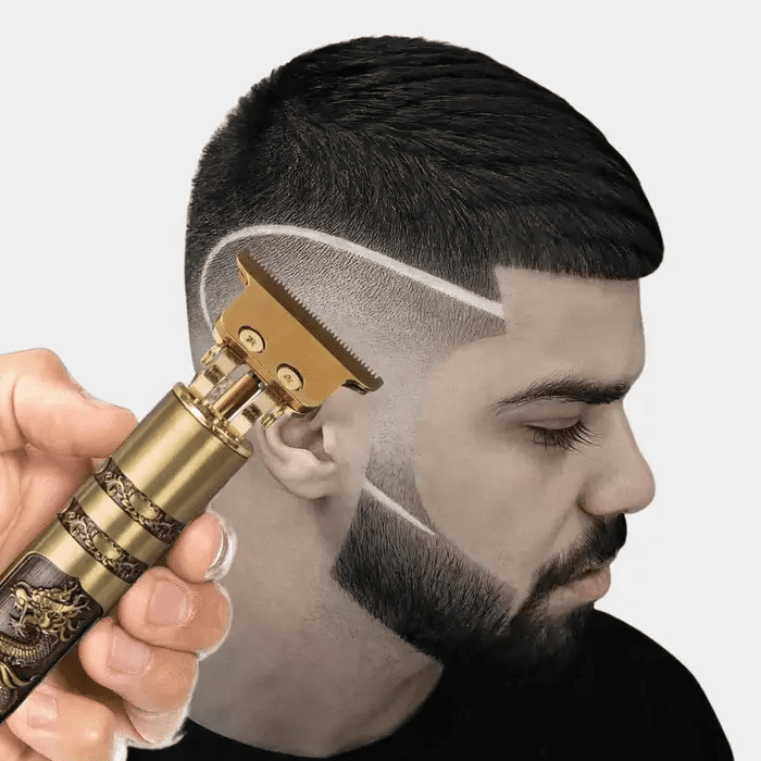 Máquina Para Barba e Cabelo  + 4 Pentes de Brinde